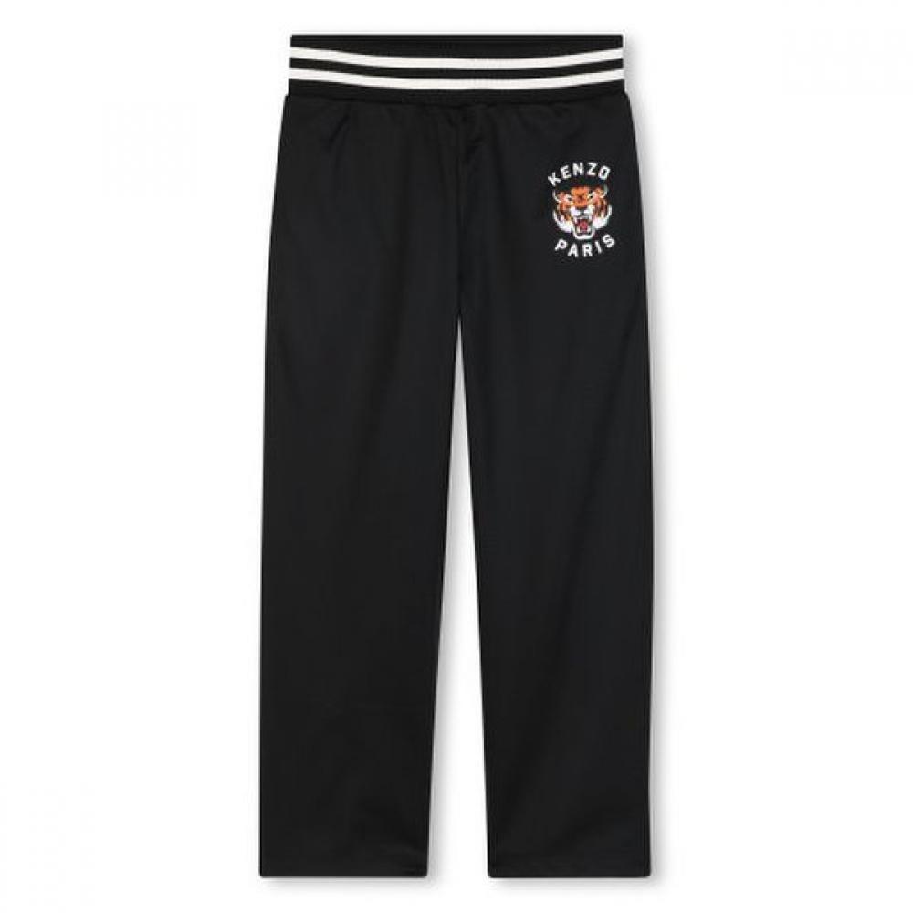 Kenzo Kids Lucky Tiger Stripe Fleece Pants Z266afpr22