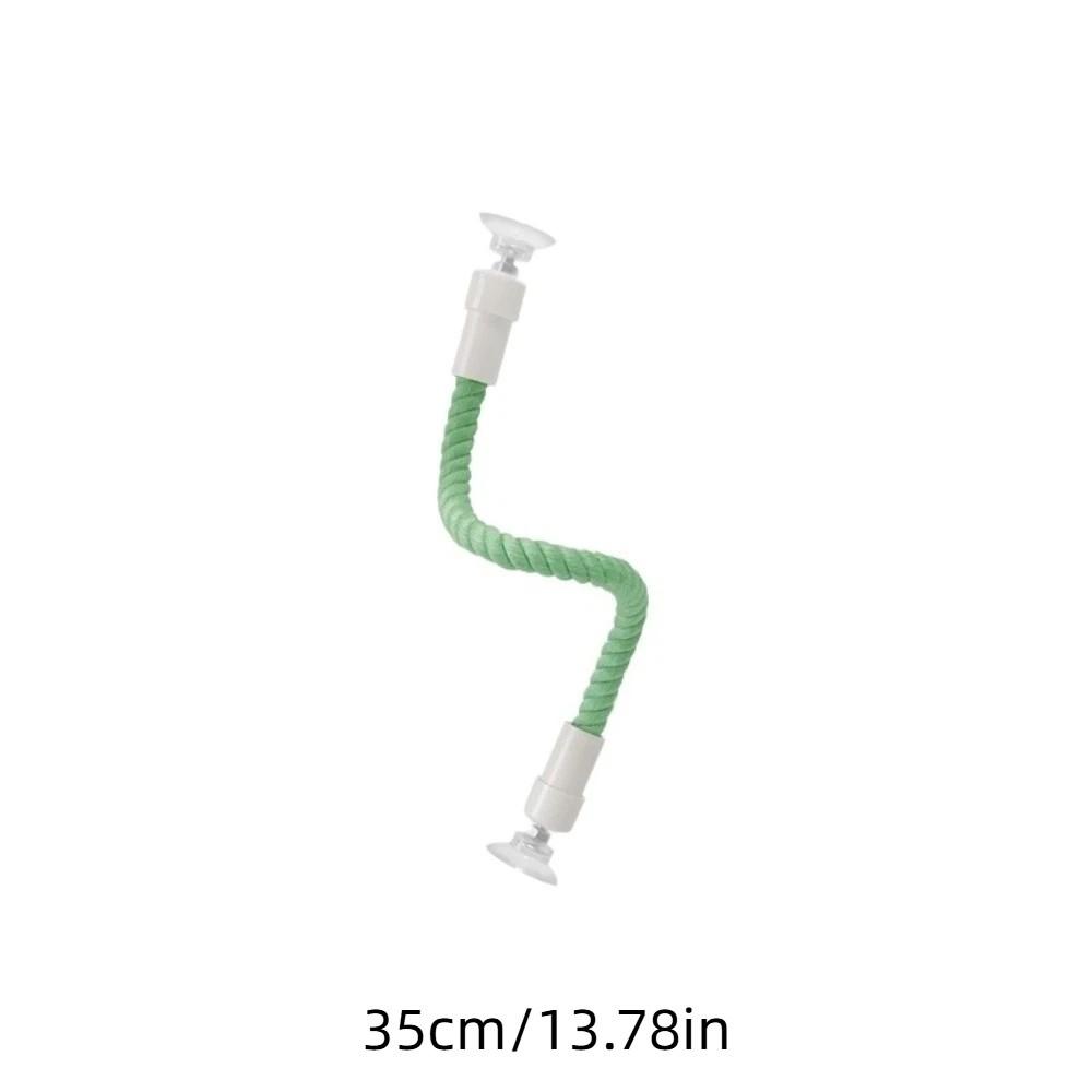 Comfortable Grip DIY Bendable Perch for Birds Cotton Rope Parrot Standing Perch  Cage Enrichment