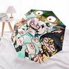 1pc Outdoor Umbrella with Anime Characters - Automatic Opening/Closing, Portable 3-Fold Design, 8-Rib Iron Frame - Perfect Gift for Fans, Travele