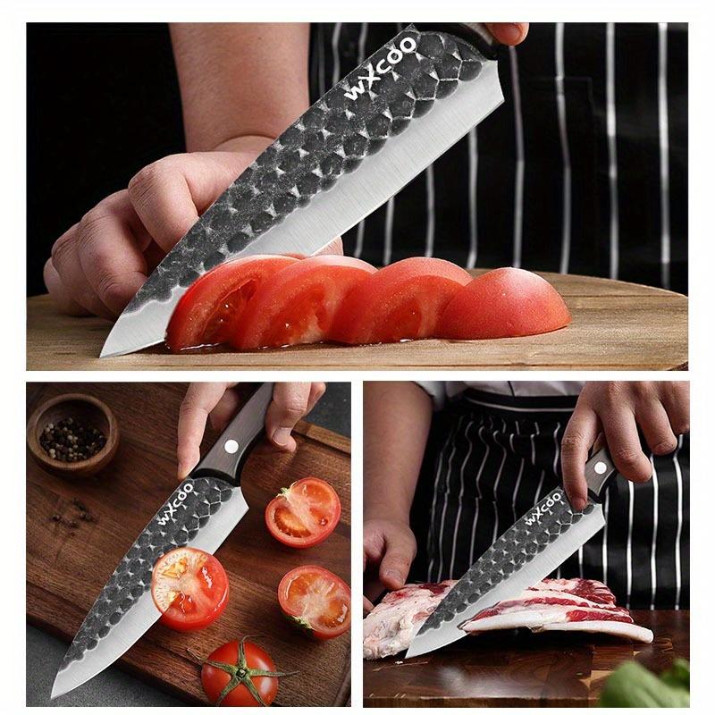 Professionelles Kochmesser Edelstahl Santoku Allzweckmesser Scharfes Sashimi-Messer Küchenutensilien-Sets Mehrzweckmesser