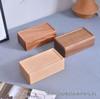 Wooden Magnetic Jewelry Box: Portable Ornamental Necklace & Ring Storage