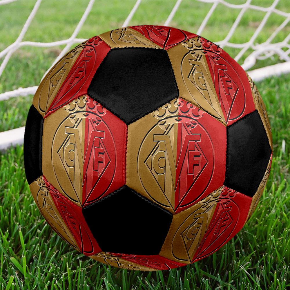 1PC Villarreal football size 5 soccer ball PrahaIndoor Soccer Ball Colorful All Ages Machine Stitched PVC Competition Ready Durable High-Bounce