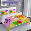3pcs Garten of Banban Duvet Cover Set, Includes 1 Duvet Cover and 2 Pillowcases,Skin-Friendly&Comfortable Fabric,Suitable Bedding Sets