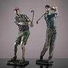 Golfer Sculpture, Golf Swing Statue, Resin Handicraft Ornament, Home Decoration for Bedroom, Living Room, and Study