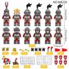 Griffin legion medieval soldier doll M8226 children assembled small educational toy horses.