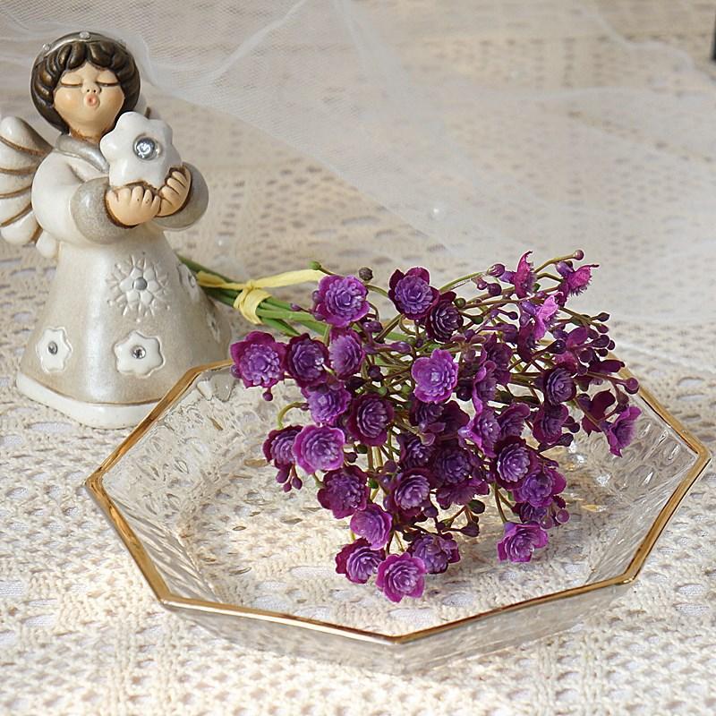 23cm Artificial Flower Baby's Breath Gypsophila Wedding Home Decoration DIY Bouquet Arch Flowers Arrangement Supplies