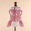 Early Spring New Princess Style Puppy Dog Cat Clothes Teddy Than Bear Pomeo Special Cute Chest and Back Dress