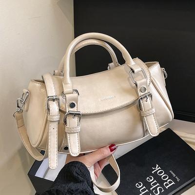 Retro Niche Design Sense Maillard Portable Small Bag Simple and Versatile Casual Commuter Messenger Women's Bag