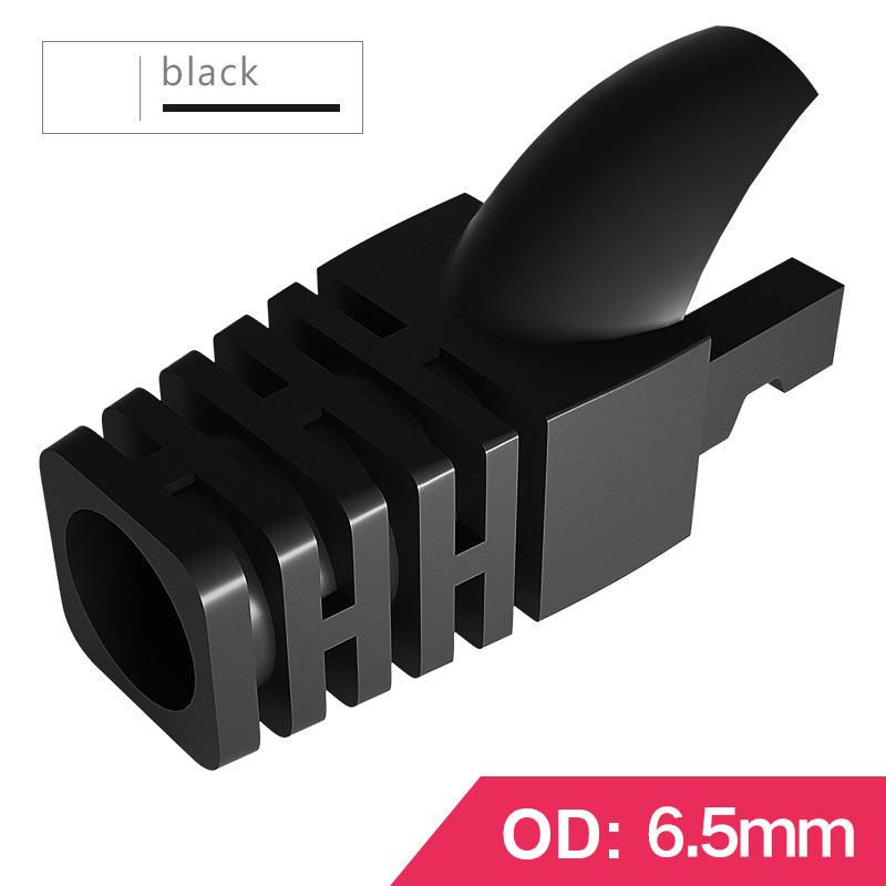 RJ45 CAT6 CAT5e Adapterkappe Ethernet-Netzwerkkabel-Steckerstecker RJ45-Kappen Cat 5 CAT6 Schutzhülle Mehrfarbig