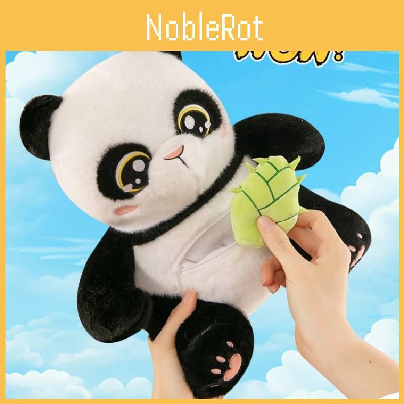 Entzückendes 30cm 40cm 50cm Niedliches Bambus haltendes Panda Plüschtier Weiches Stofftier Geschenk