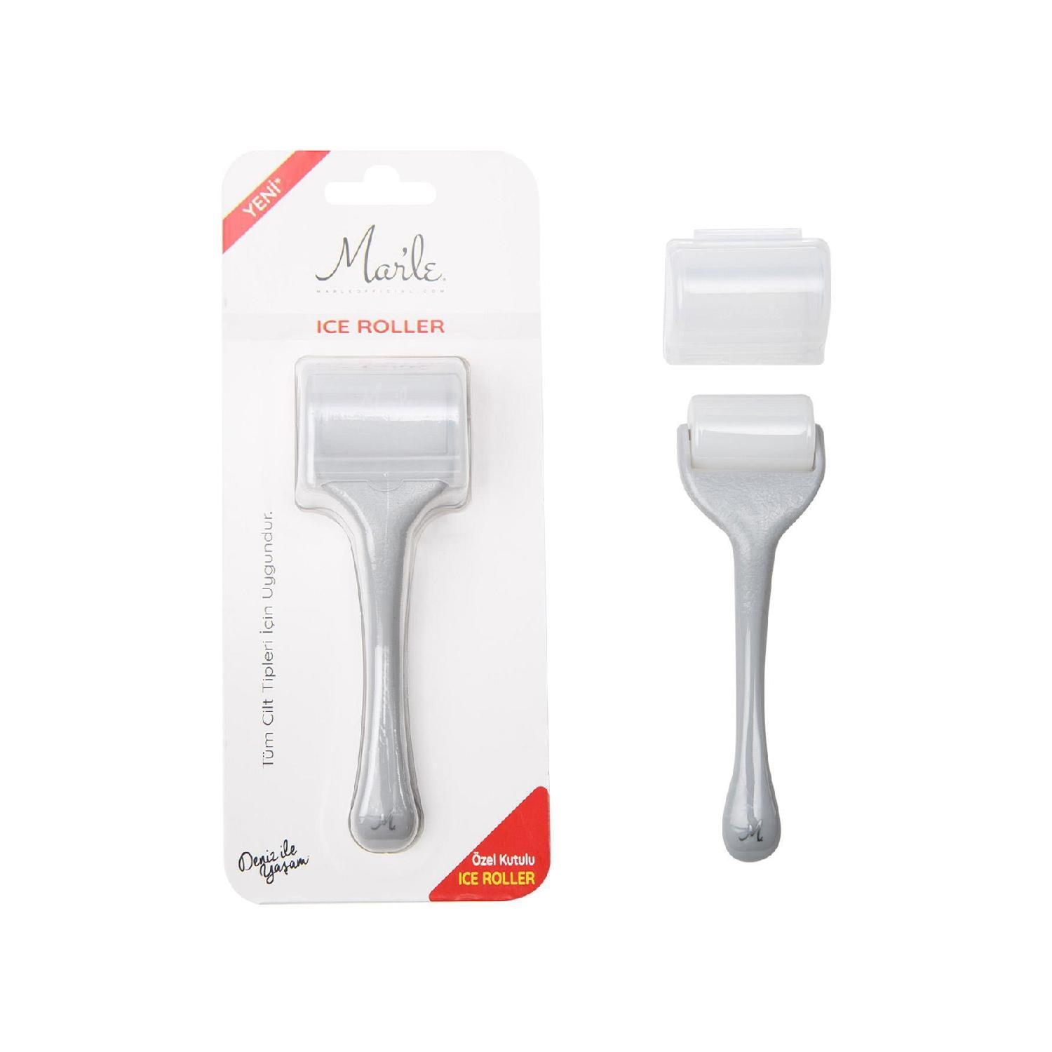 

Укрепляющий кожу ледяной роликовый массажер для лица серого цвета