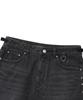 East Coast Washed Stud Denim Skirt_Black(Ik2Effd190A)