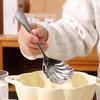 ZISIZ Hammered Shell Serving Spoon Set