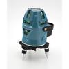 Y'sGOD JAPAN Aqua Green Sensor Laser Level, Body Only, LDR-9s (4 Vertical, 4 Horizontal, Ground Plane)