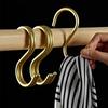 Safety Buckle S Shaped Hooks Easy Installation Hanger Hooks for Pots Pans Plants Bags Cups
