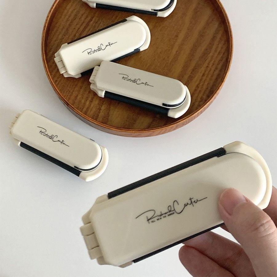 Folding Small Comb Portable Mini with Mirror Massage Comb