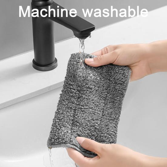 Yousheng Cleaning Brush Microfiber Wiping Cloth Soft Traceless PP Brush Body Detachable Washable Foldable Design Cleaning