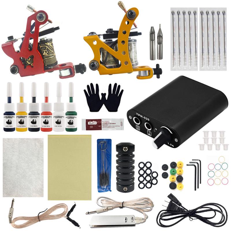 

Butterfly Dual Tattoo Machine Set with Power Supply & Ink