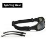 Transition Photochromic X7 Sports Sunglasses 4 Lens Kit Tactical Men's Glasses for CS Game Sport