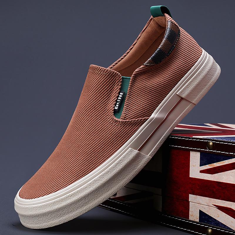 2026 Spring Men's Versatile Korean-Style Low-Top Canvas Skate Shoes