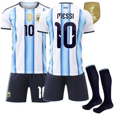 Soccer Uniform Set, Short Sleeve Football Jersey and Shorts Sportswear Kit for Training, Matches and Team Activities