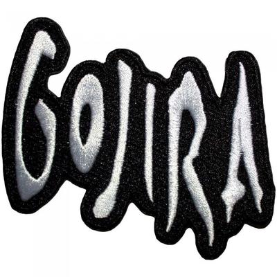 Naszywka Gojira z tkanym logo do naprasowania