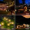 LED Solar Flame Light Outdoor,Waterproof 12LEDs Torches Landscape Lamp for Outdoor Courtyard Garden Yard,Halloween Decorations