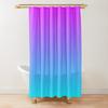 Rideau de douche Ombré Aquarelle Vert Sauge Tissu Polyester Imperméable Rideaux de Douche Modernes Décor de Salle de Bain Avec 12 Crochets