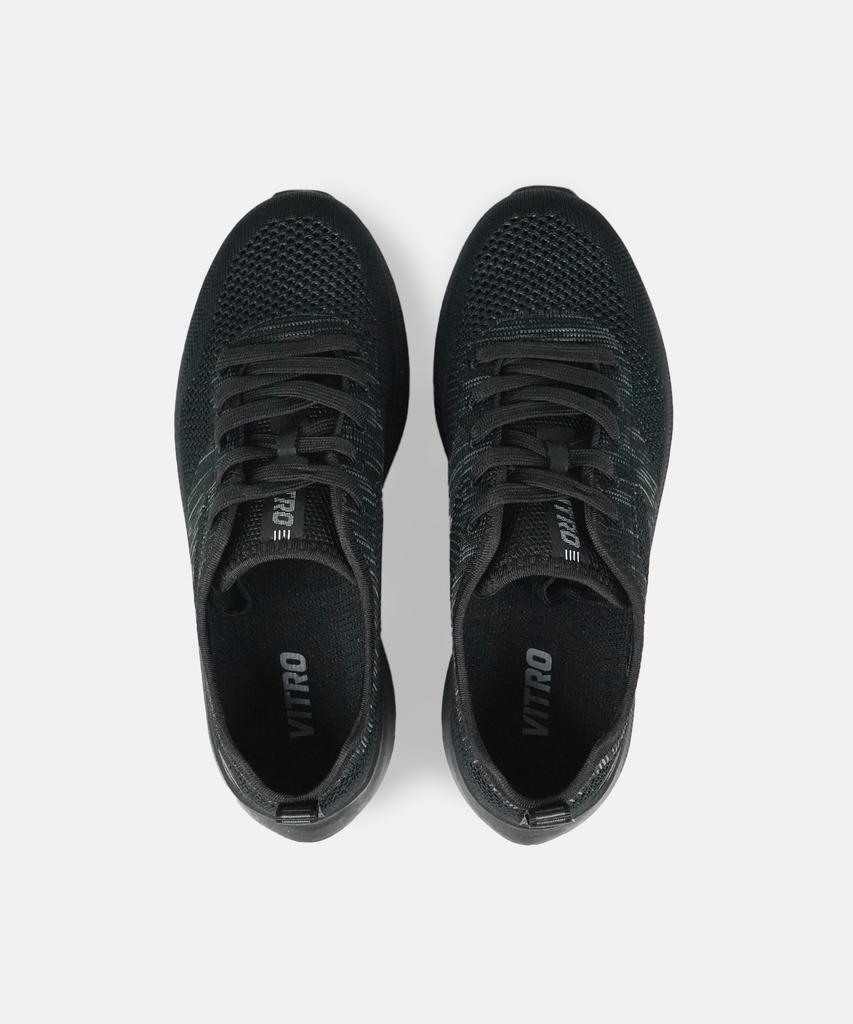 Vitro Unisex Walking Shoes Breeze Run 2 (Black)