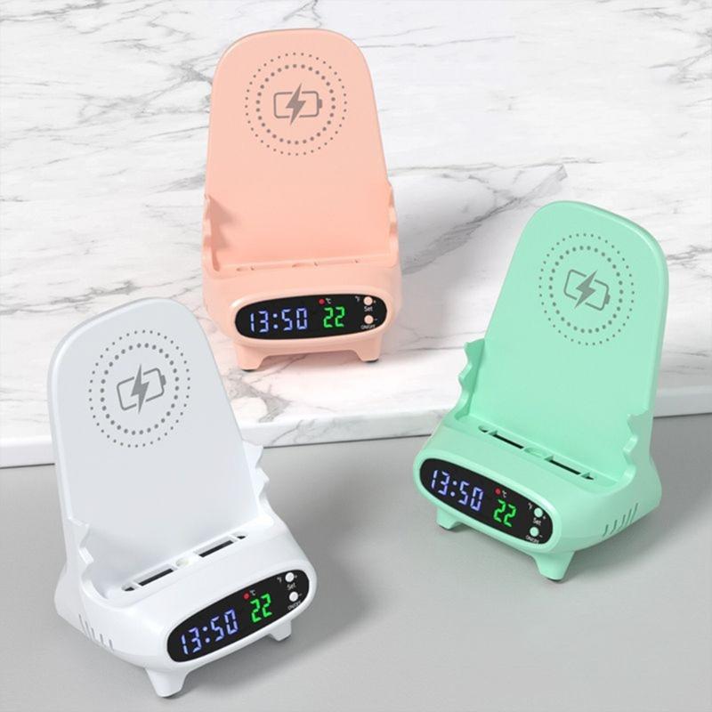 Fast Wireless Chargers, 15W Wireless Charging Stand Fit for Most Smartphones ,Desktop Phone Holder Bracket