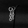 Minimalist Chain Earrings, Ear Buckles, Neutral Wind Earrings, Jewelry, Titanium Steel Earrings, Earclips.