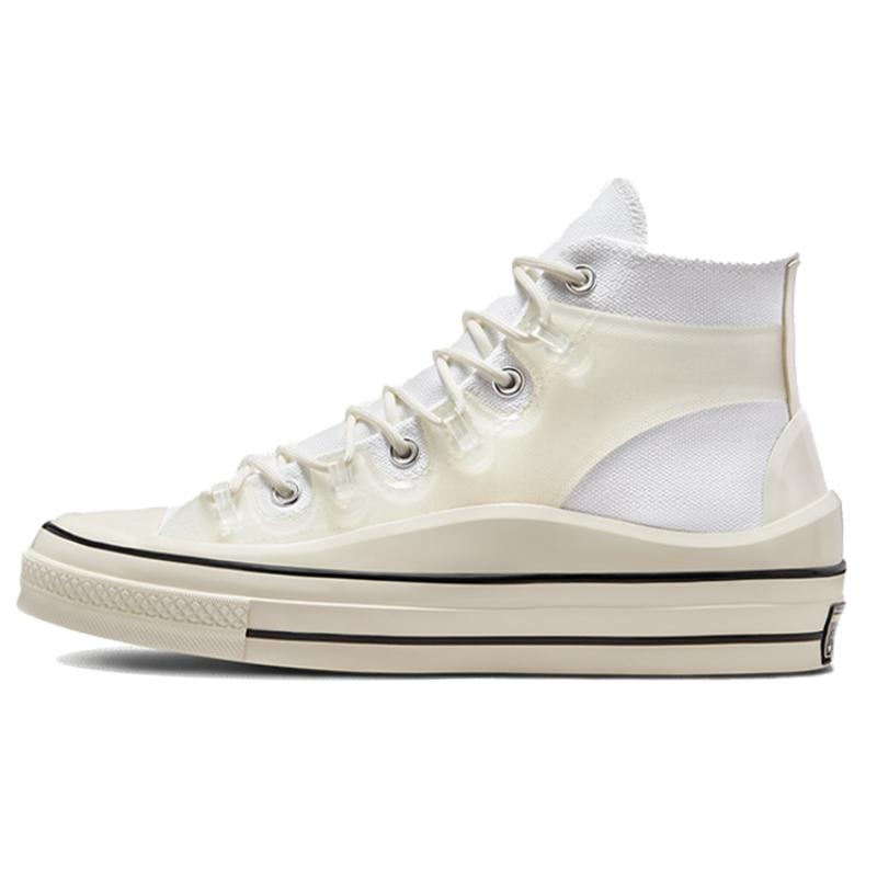 Converse Chuck Taylor All Star 1970s Utility Deconstructed Trendy High Top Espadrilles Unisex White