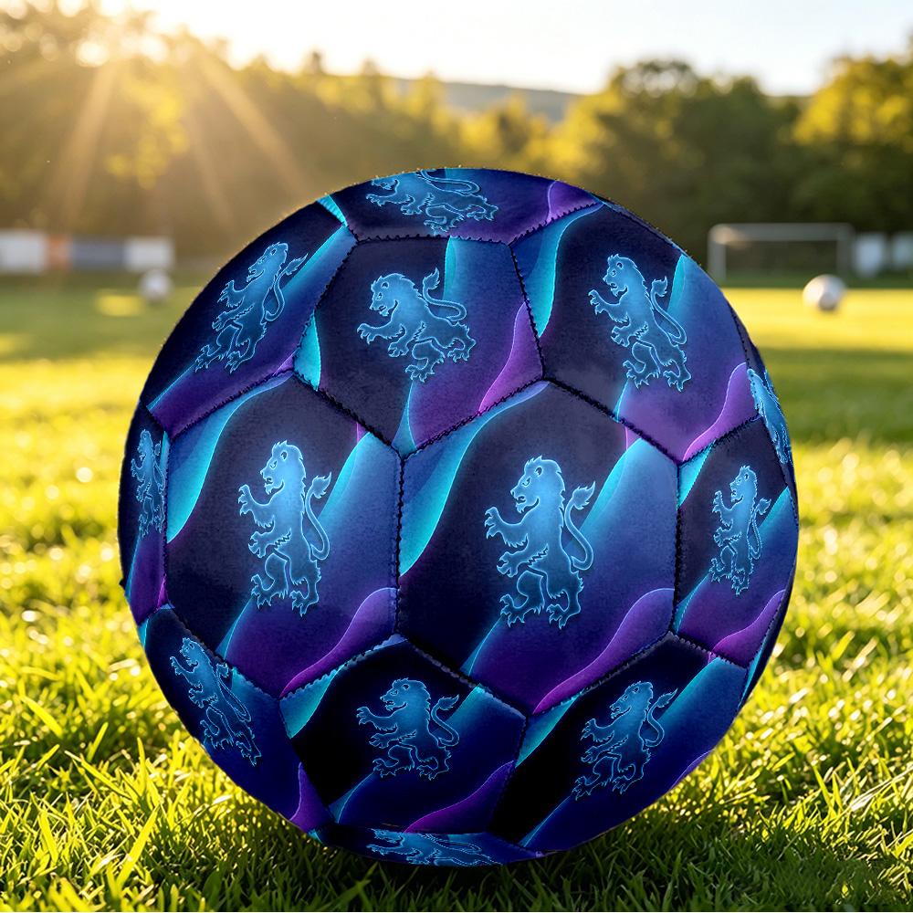 Aston Villa FootballPrinted Size 5 Soccer Ball, Anti Slip Adult Match Football Souvenir for Football Fans