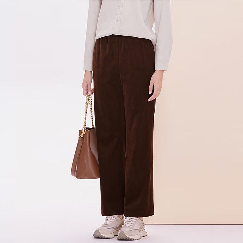 JESSIE Women's Elegant Corduroy Wide-Leg Pants JMWHH376