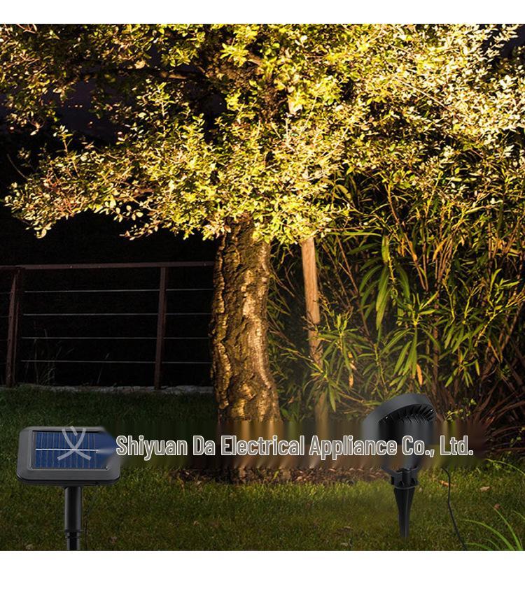 Waterproof Solar Spotlight for Outdoor Garden and Lawn