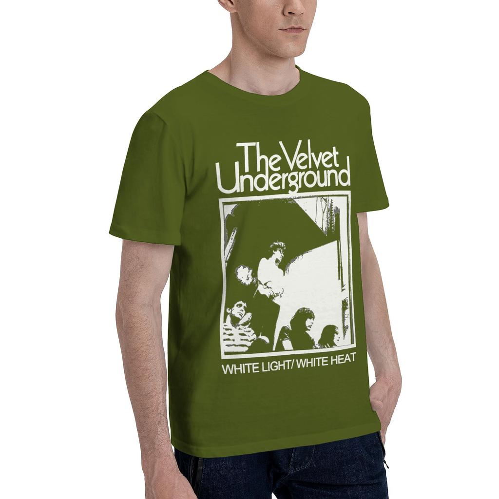 Graphic Printing The Velvet Underground Band T Shirt For Unisex Music Cool Anime Pure Cotton T-shirts Short Sleeve Clothes