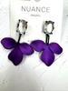Boucles d'oreilles NUANCE Silk Blossom 7 Green, marque coréenne premium, bijoux coréens, accessoires coréens, style coréen, KBeauty