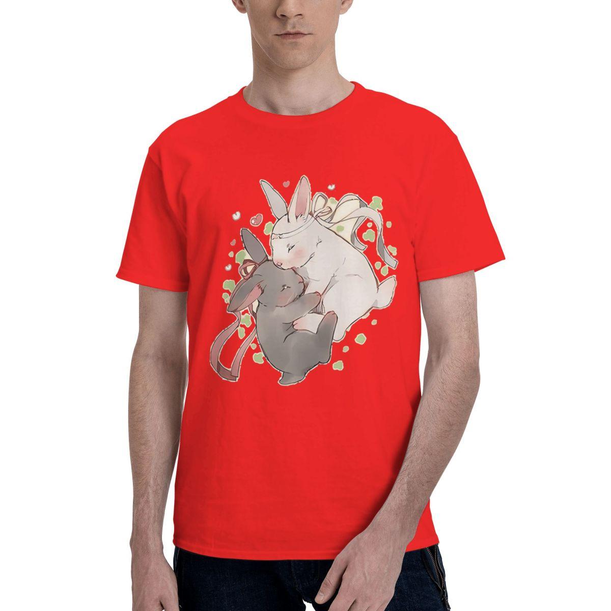 MDZS Bunny 100 Cotton Casual Breathable Confortable Tshirt Short Sleeve TShirt Graphic Tee S