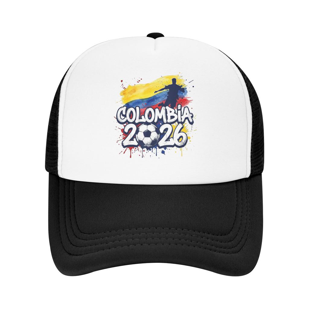 Colombia COL  Splash Colombian Flag Graffiti Casual Sun Hats For Women Unisex Summer Baseball Cap High Quality Baseball Caps