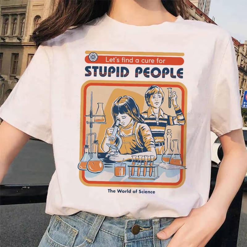 Lets Summon Demons Aesthetics T Shirt Unisex Summer Casual Harajuku Cartoon Print Satan Short Sleeve Tops Camiseta Streetwear