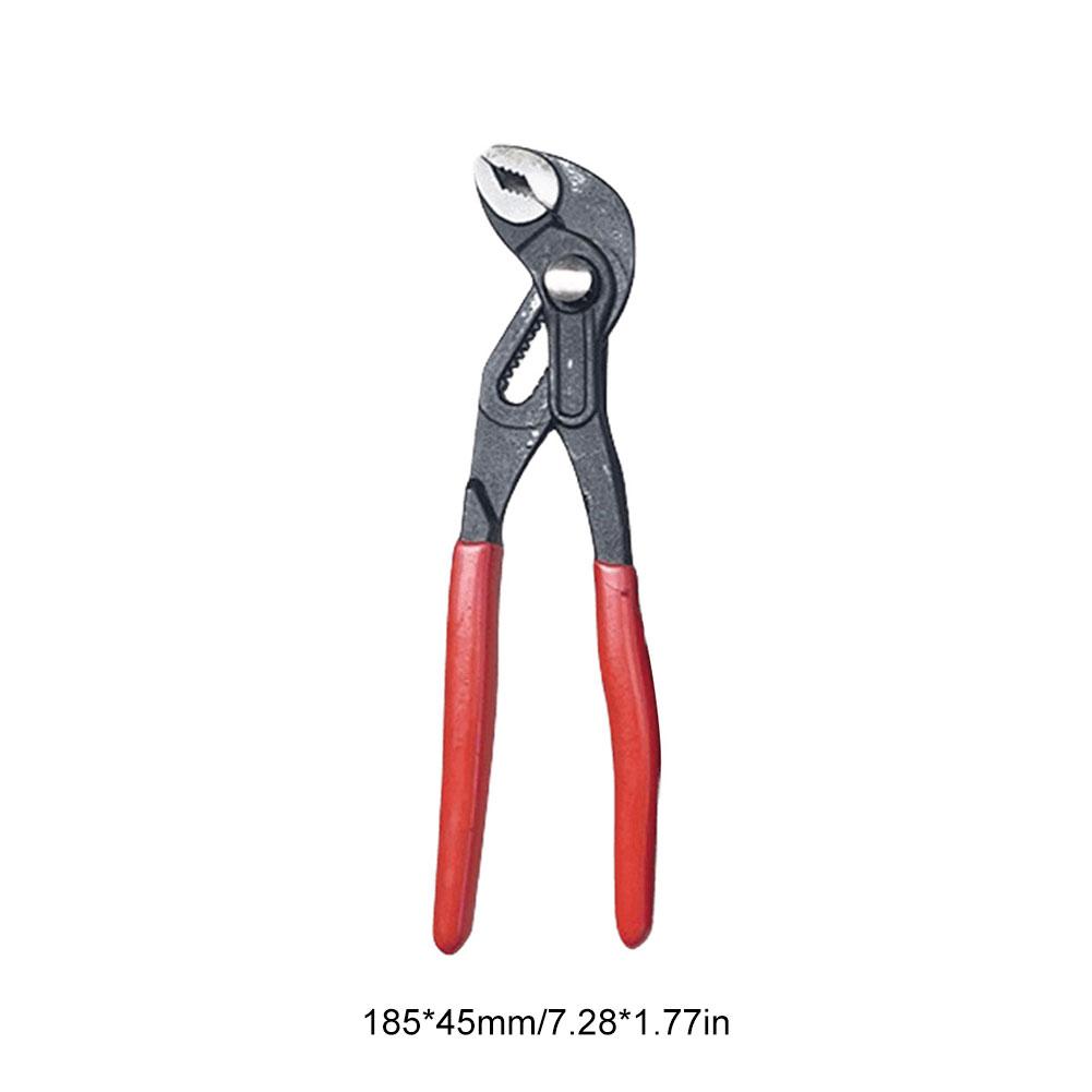 

7/10/12 дюймовые мягкие клещи для водяных насосов с скользящей канавкой, многофункциональные плоскогубцы, быстро регулируемый ручной ремонтный инструмент для сантехников