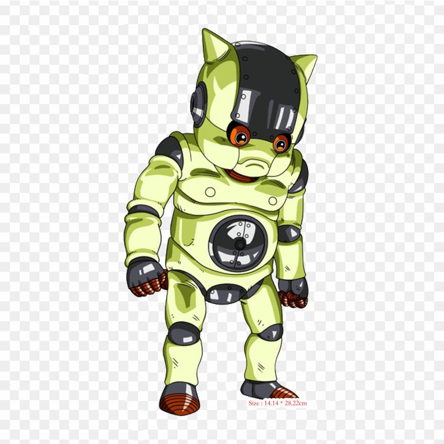 Záplaty na tašku na oblečení Nažehlovací termonálepky Roster Goku Ssf2 Vzor Goku Gohan Omyvatelný přenos tepla