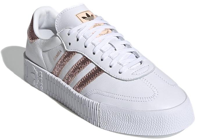 Adidas Sambarose White Pink Women's Sneakers