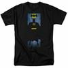 Batman Block T-shirt Licensed Comic Book Tee Black