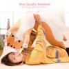 Niedliche Cartoon Katze Geformte Puppe Spielzeug Plüschtier Schlafen Langes Wurfkissen Dekoratives Geschenk