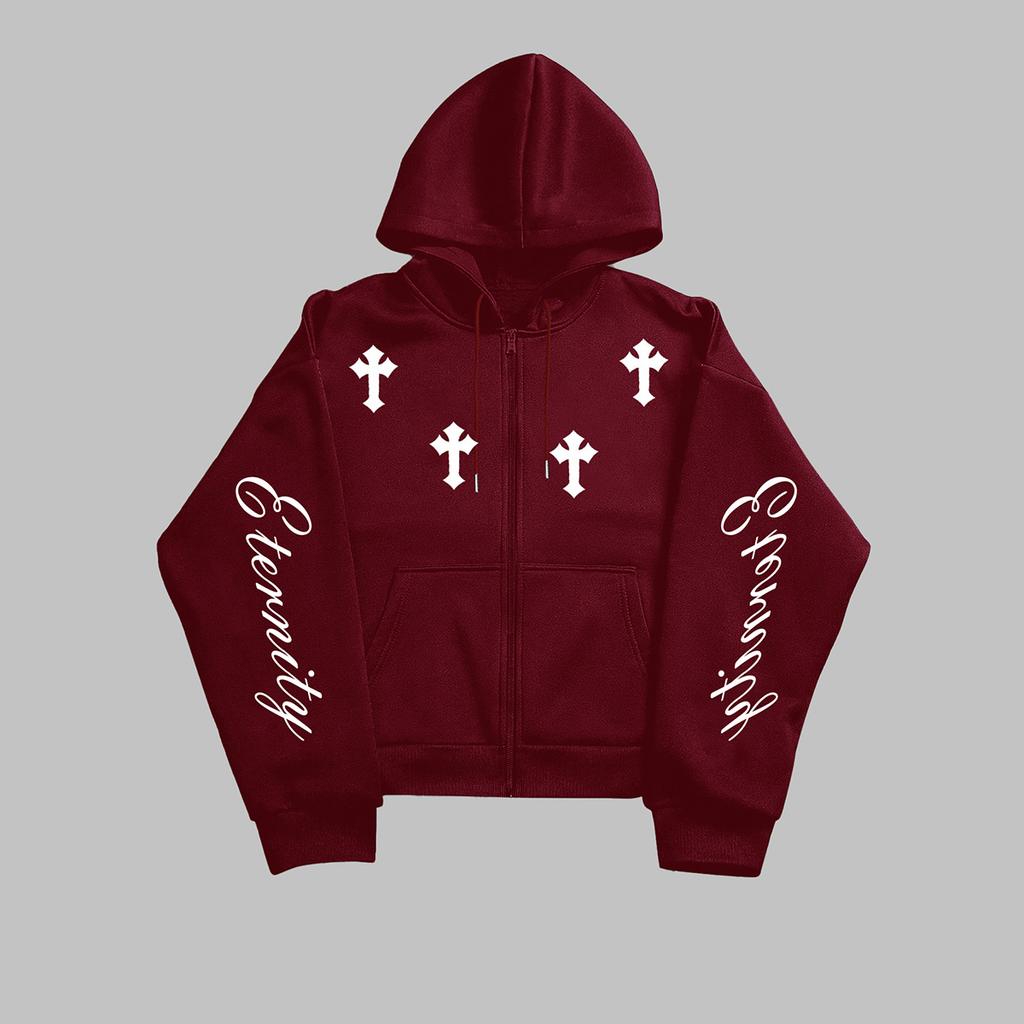 Mens Zip Up Hoodie - Sweatshirts for Men Y2K Vintage Long Sleeve Sweatshirt Streetwear Pullover with Pocket