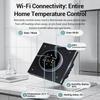 Termostat Inteligent pentru Încălzire în Pardoseală WiFi Tuya cu Temporizare prin Aplicație și Comutator cu Buton Rotativ (3A/16A)