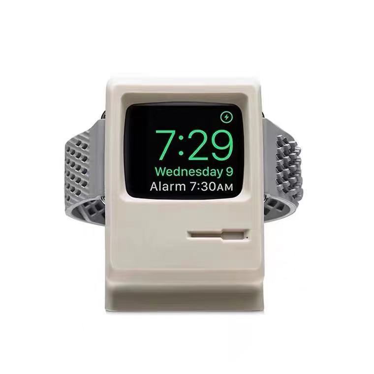 Silikon-Ladestation für Smartwatches, Ladestation, Ständer für Apple Watch Serie 3 4 5 6 7 8 38 mm 40 mm 42 mm 44 mm