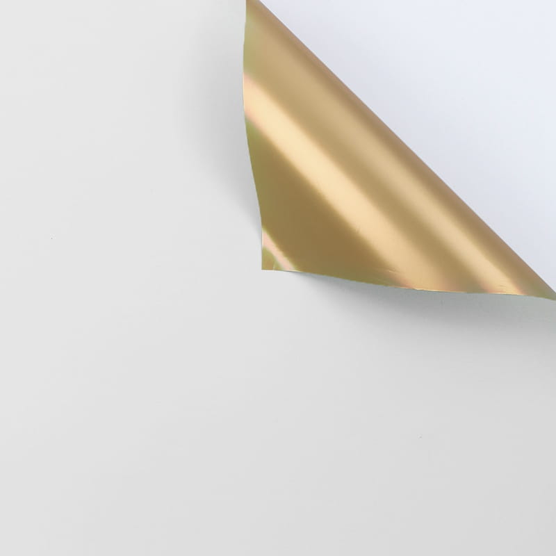 Folia Florystyczna "Gloss" - Biała - Arkusze 58X58 Cm - 20Szt