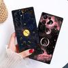 Cosmic Starry Sky Pattern Phone Case For Samsung Galaxy S26 S25 S24 S23 S22 S21 S20 Ultra Plus FE 5G Black Soft TPU